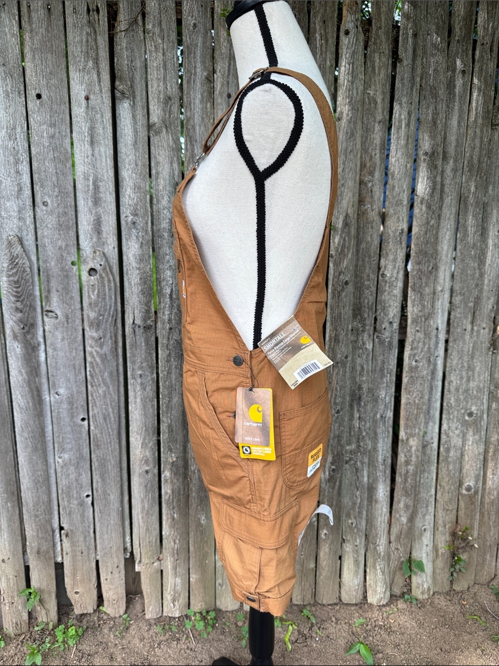 Carhartt Brown Short Overalls Romper - Picture 3 of 8